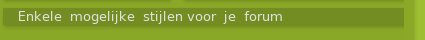 stijlen en templates voor de phpBB gratis forums