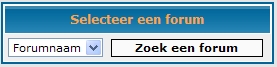Permissies - Selecteer forum